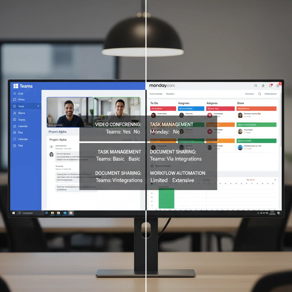 Comparison of collaboration platform features and user interfaces