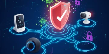 Digital shield protecting interconnected IoT devices from cyber threats