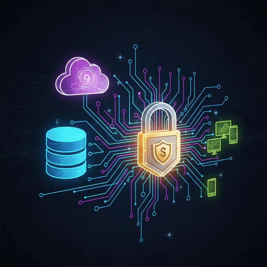 Secure data flow and encryption in document management systems