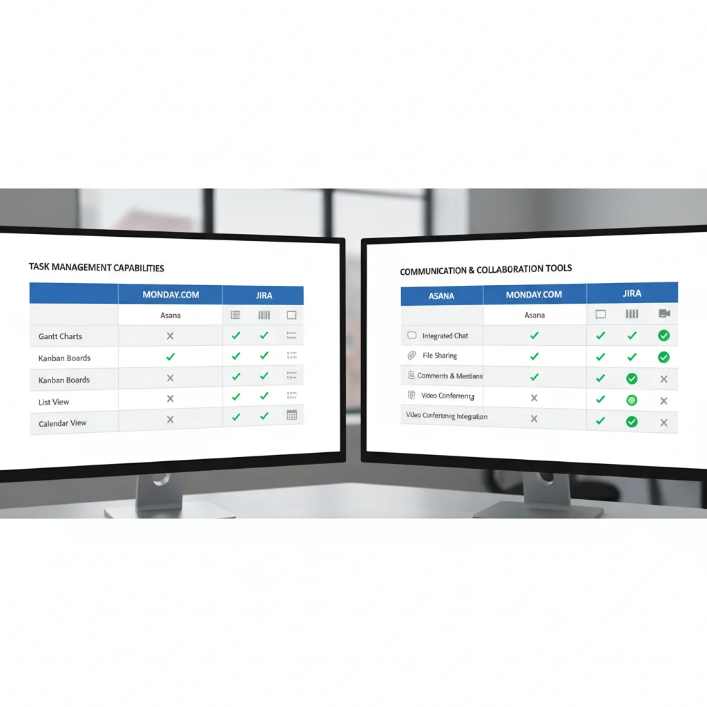 Detailed feature comparison of leading project management software